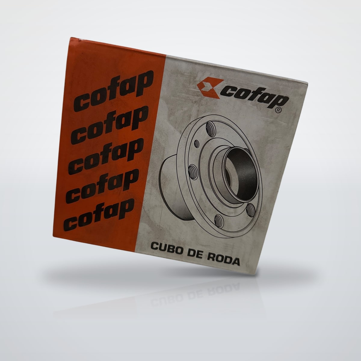 Cubo de roda traseiro com rolamento e ABS Cofap CRC01005