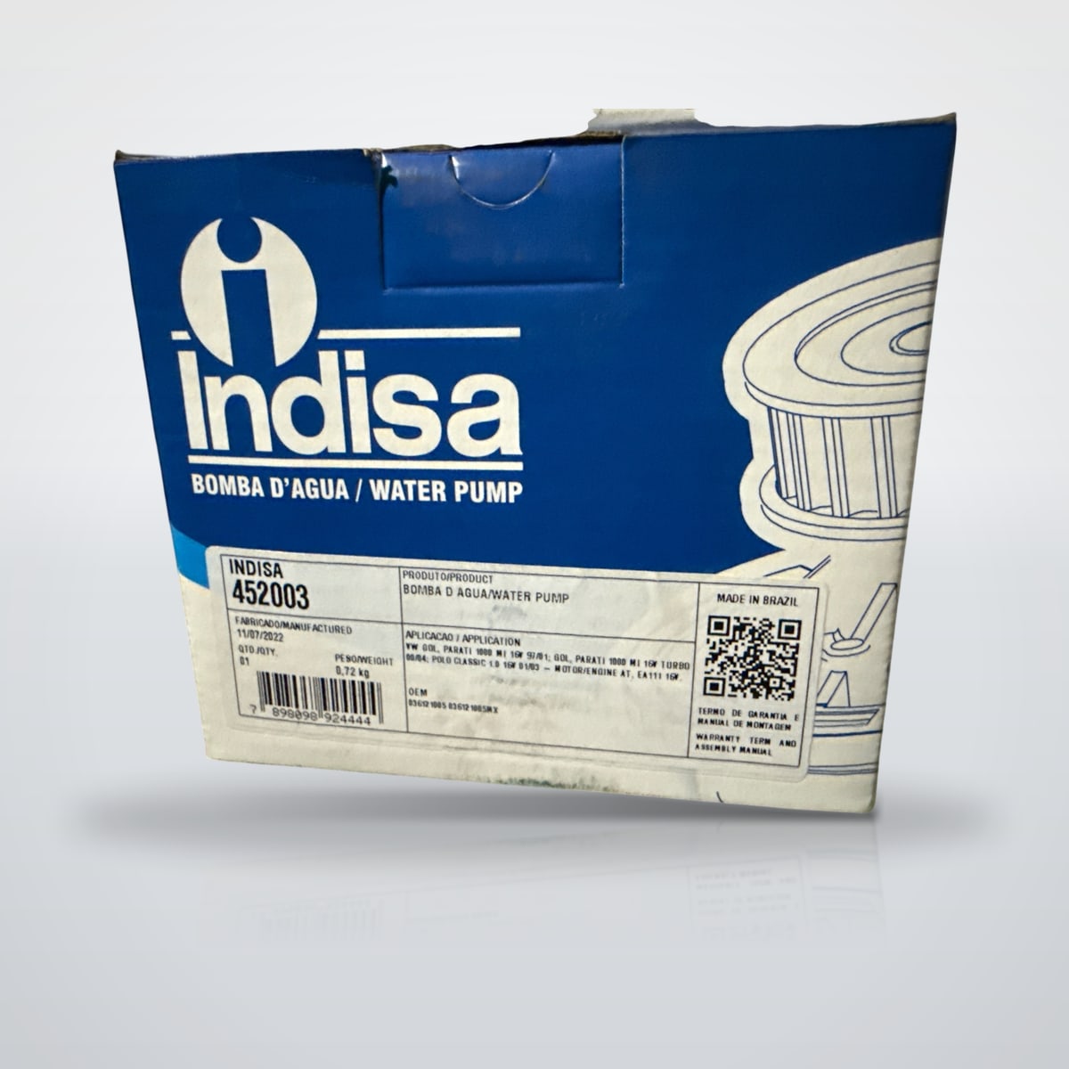 Bomba d'água Indisa 452003