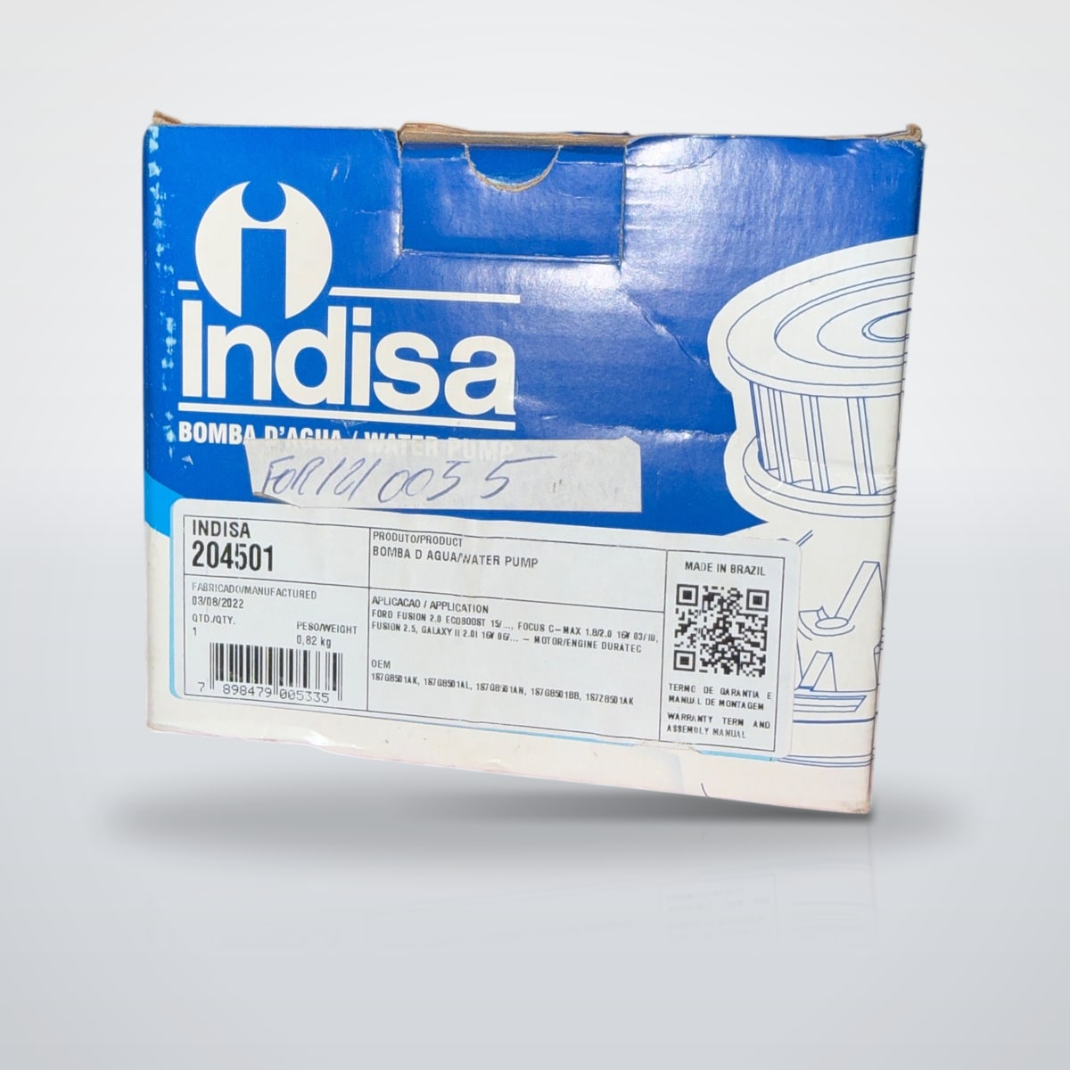 Bomba d'água Indisa 204501