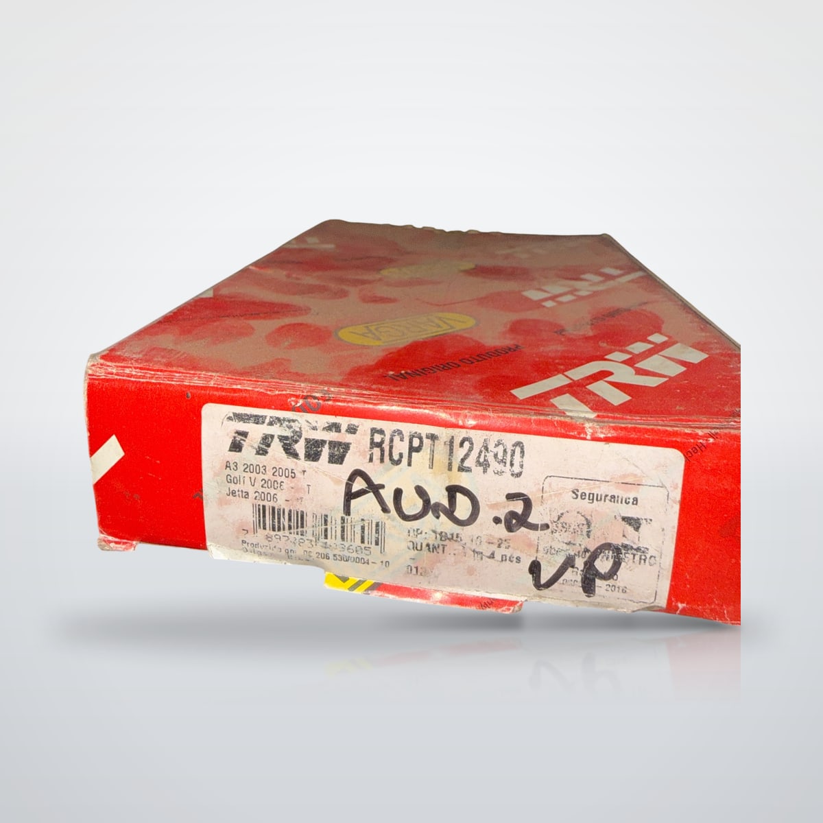 Pastilha de freio traseira Varga RCPT12490 Audi A3/VW Jetta/Passat