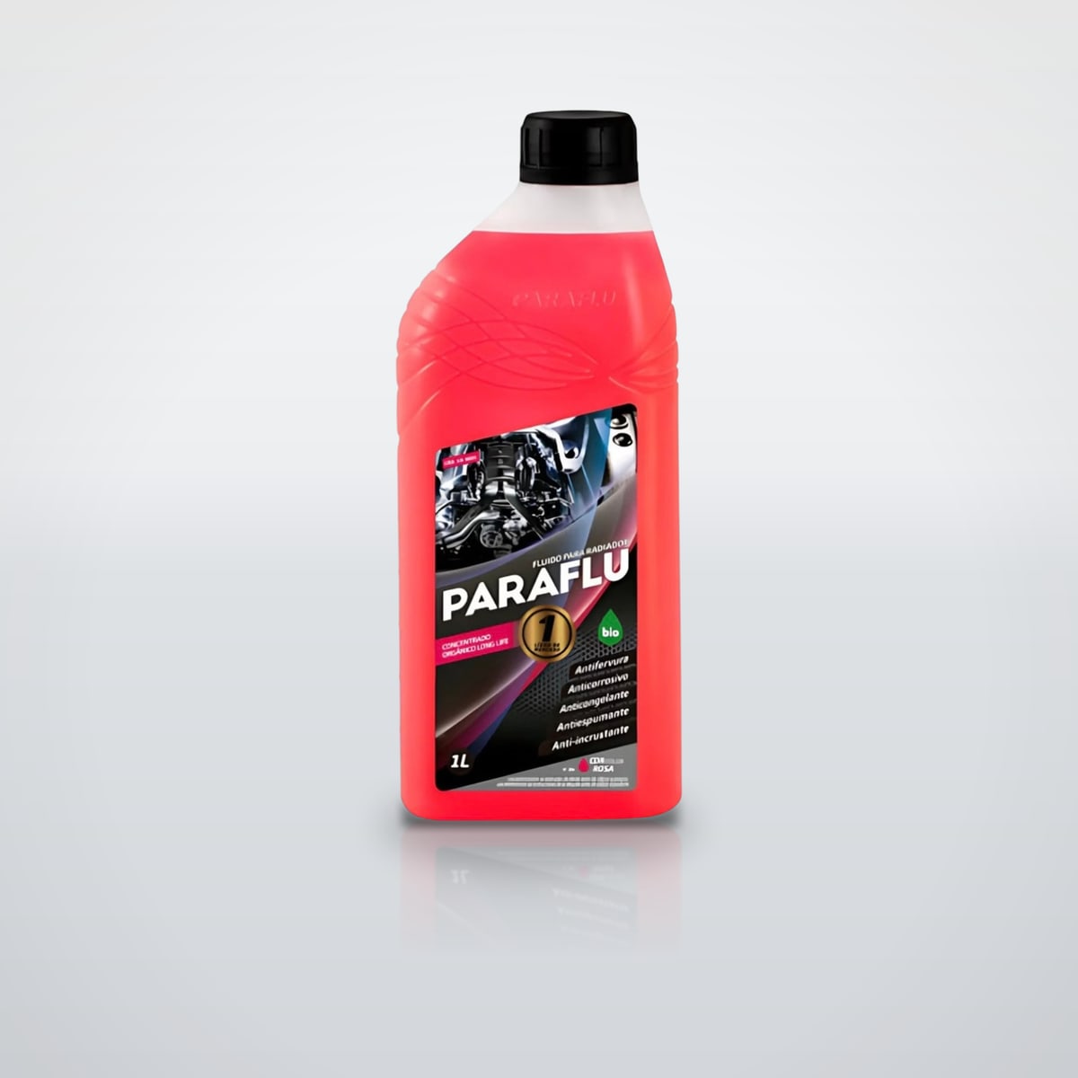 Aditivo concentrado para radiador Paraflu Bio Orgânico Long Life rosa 1 L