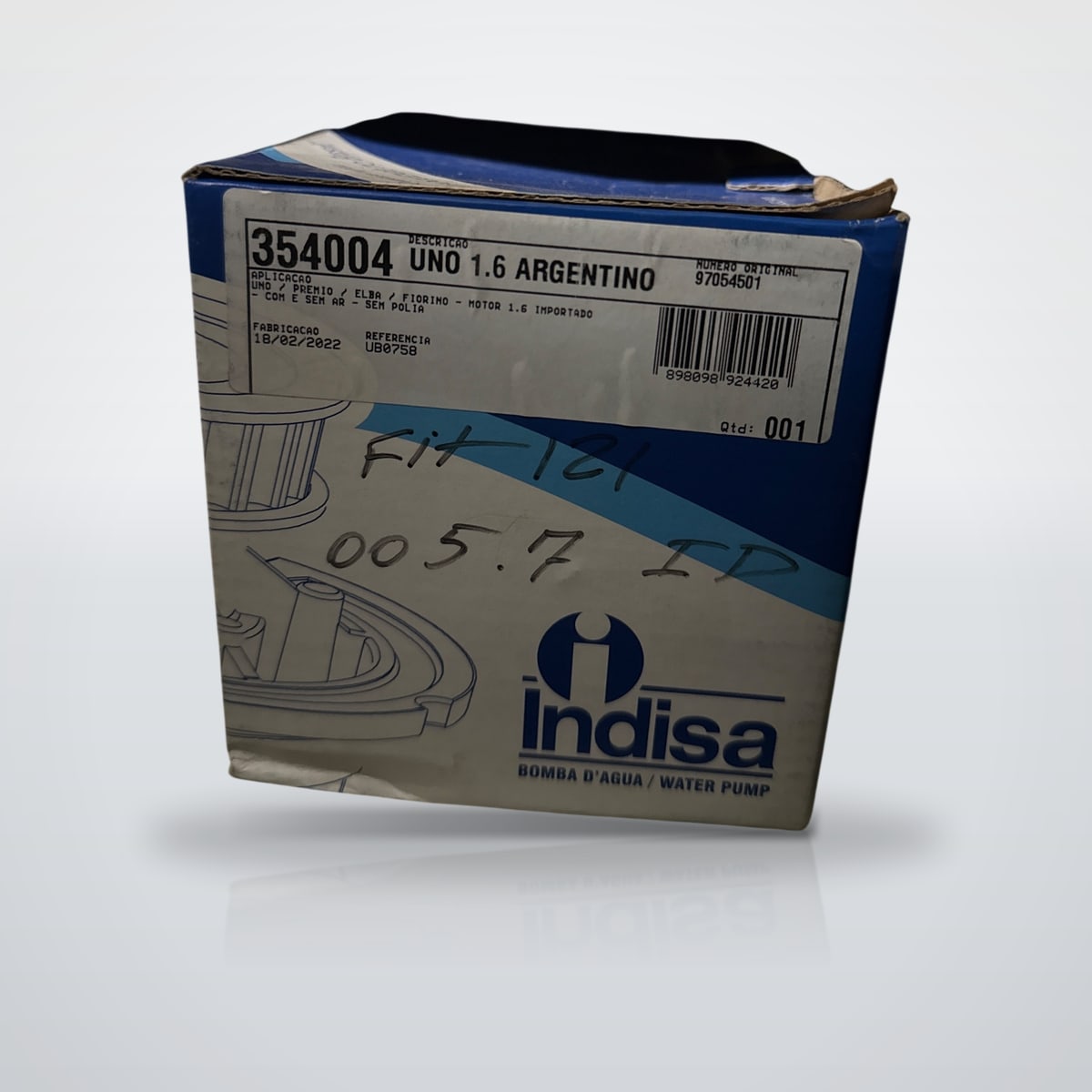 Bomba d'água Indisa 354004
