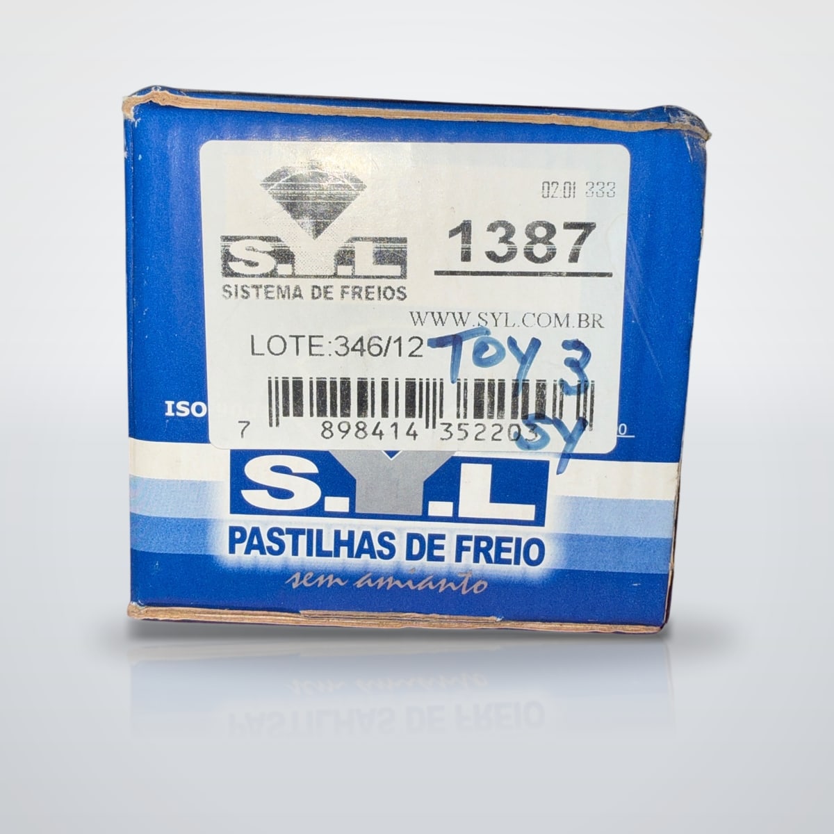 Pastilha de freio traseira Syl 1387