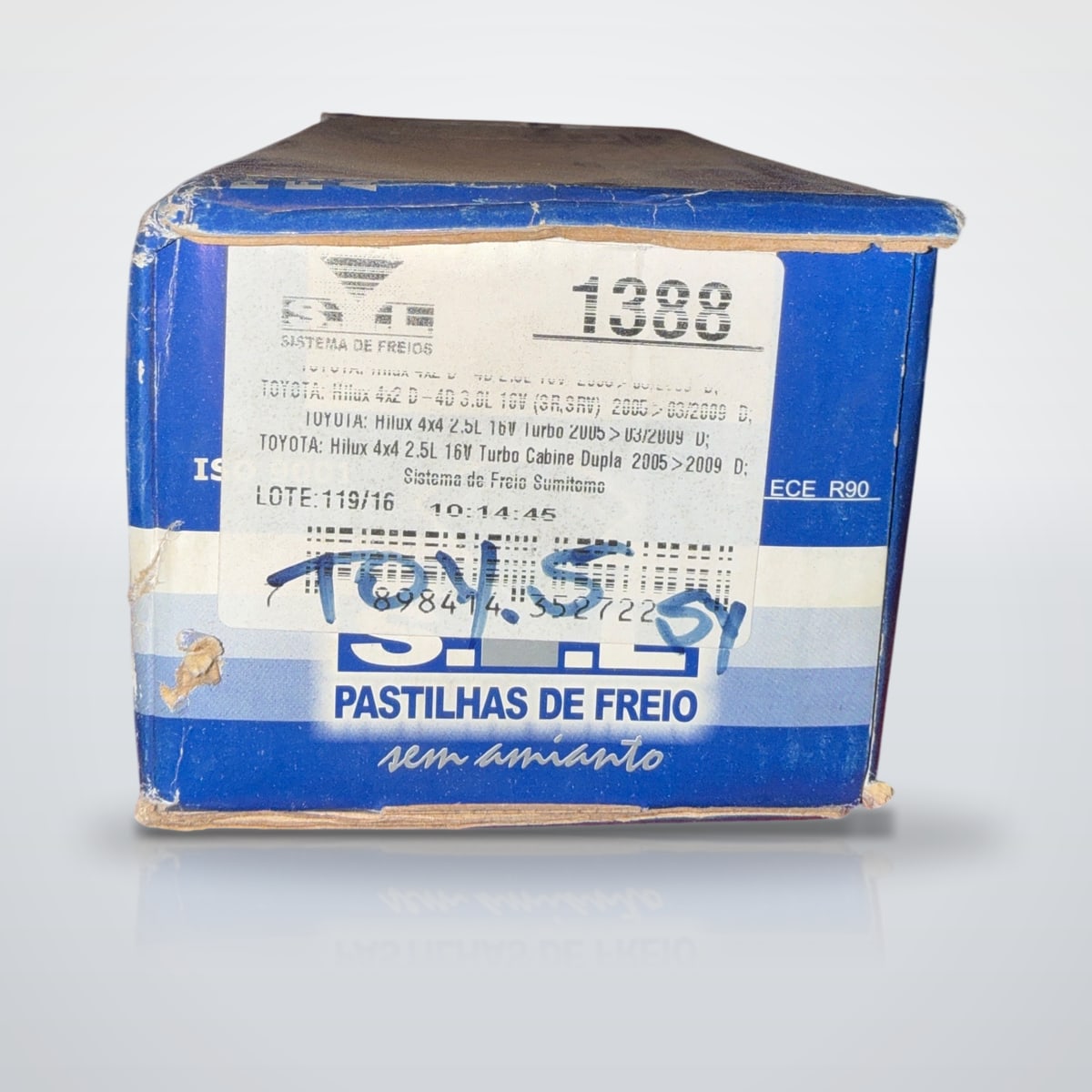 Pastilha de freio dianteira Hilux Syl SYL1388