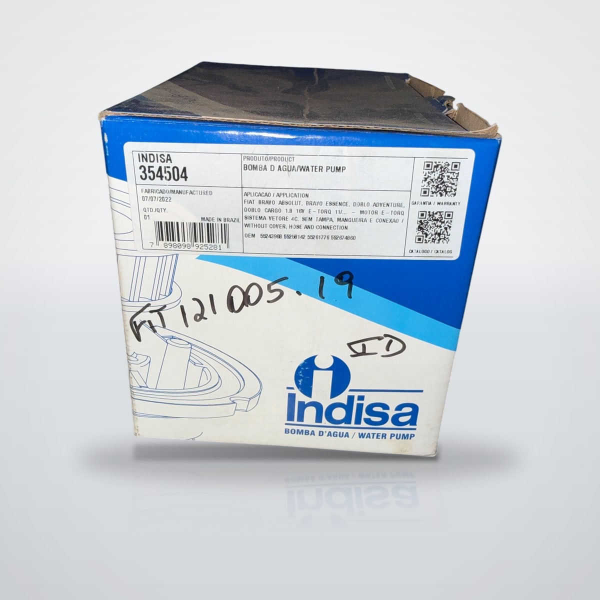 Bomba d'água Indisa 354504