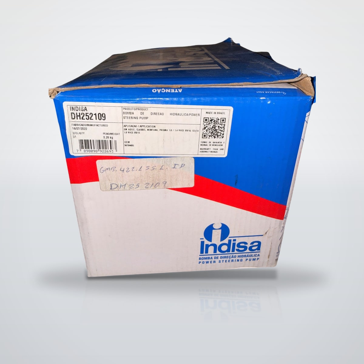 Bomba de direção hidráulica Chevrolet Agile Indisa DH252109