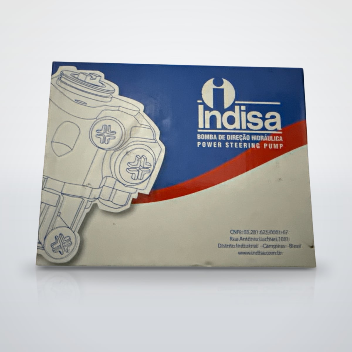 Bomba de direção hidráulica Cobalt e Spin 8V Indisa DH252110