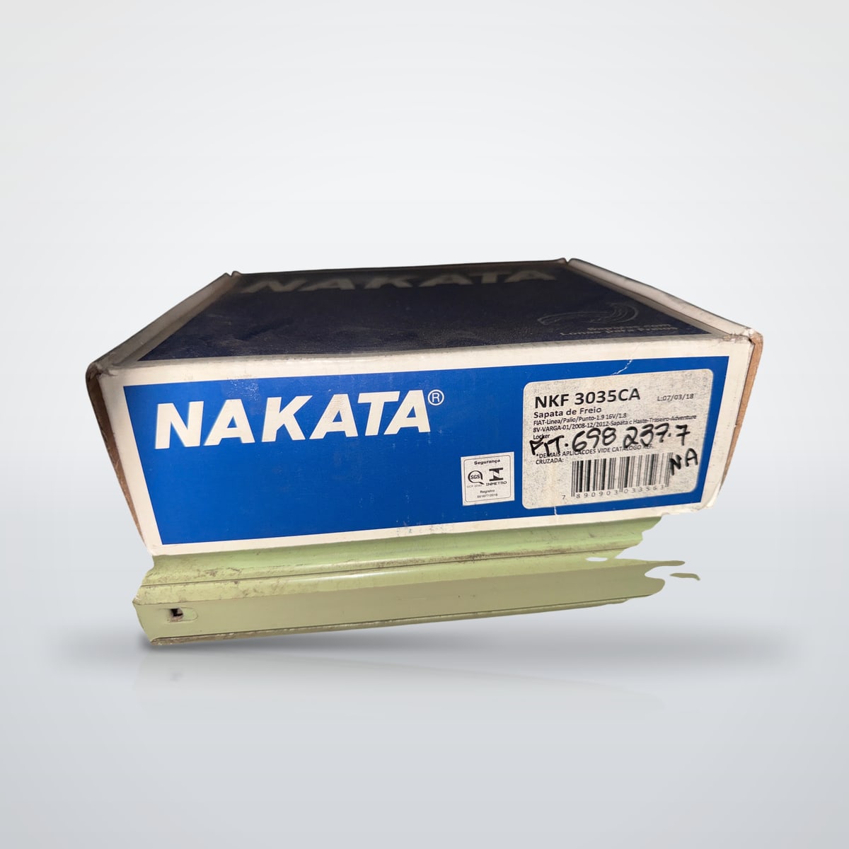 Jogo de sapatas de freio Palio / Linea Nakata NKF3035CA
