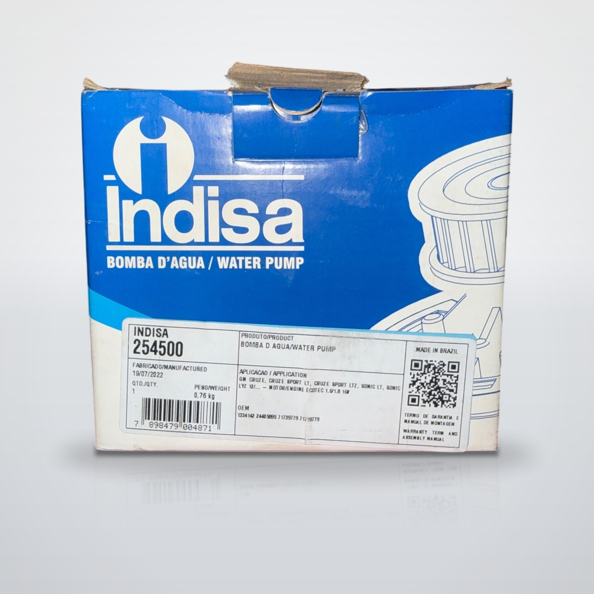 Bomba d'água Indisa 254500