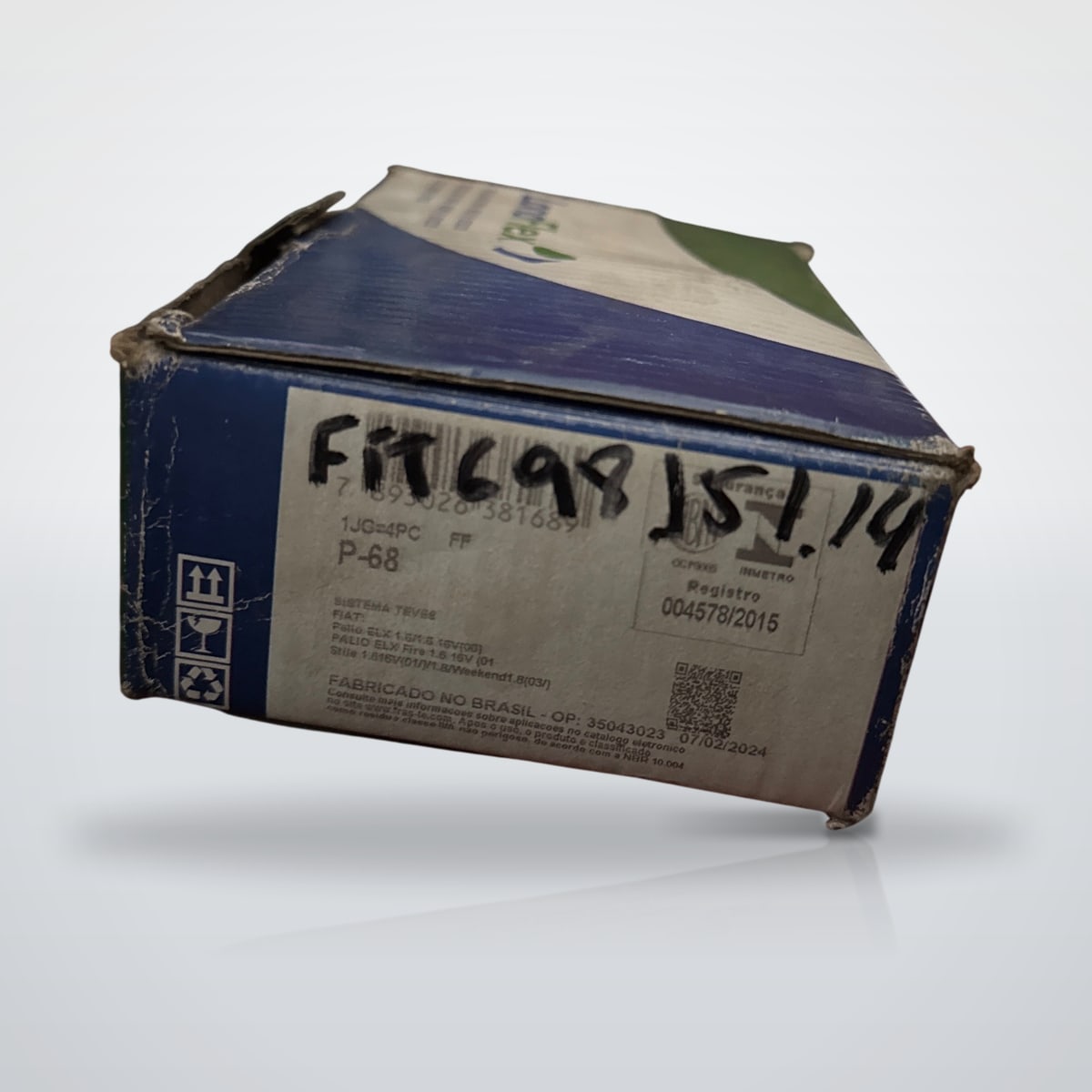 Jogo de pastilhas de freio Lonaflex FIT69815114